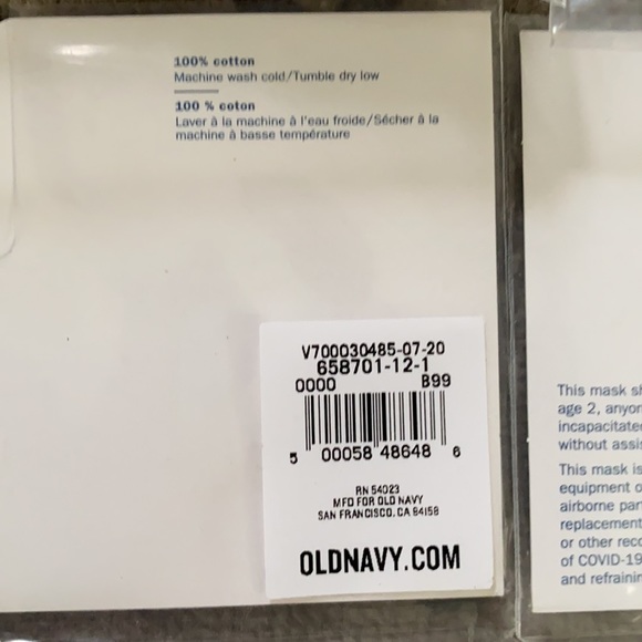 4 pack Old navy kid face mask polka dot 20 masks - Picture 4 of 8